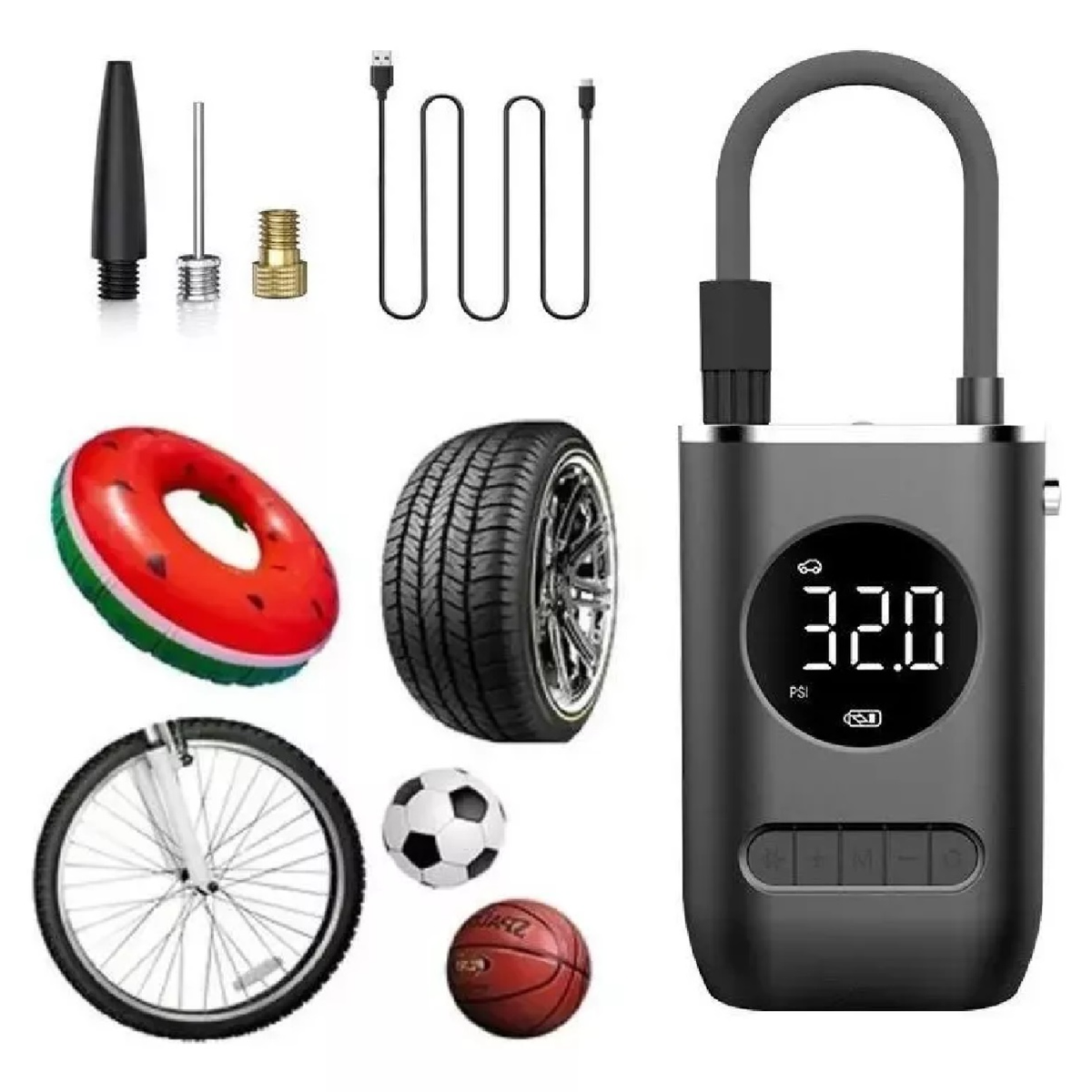 Inflador De Llantas Portable Compresor