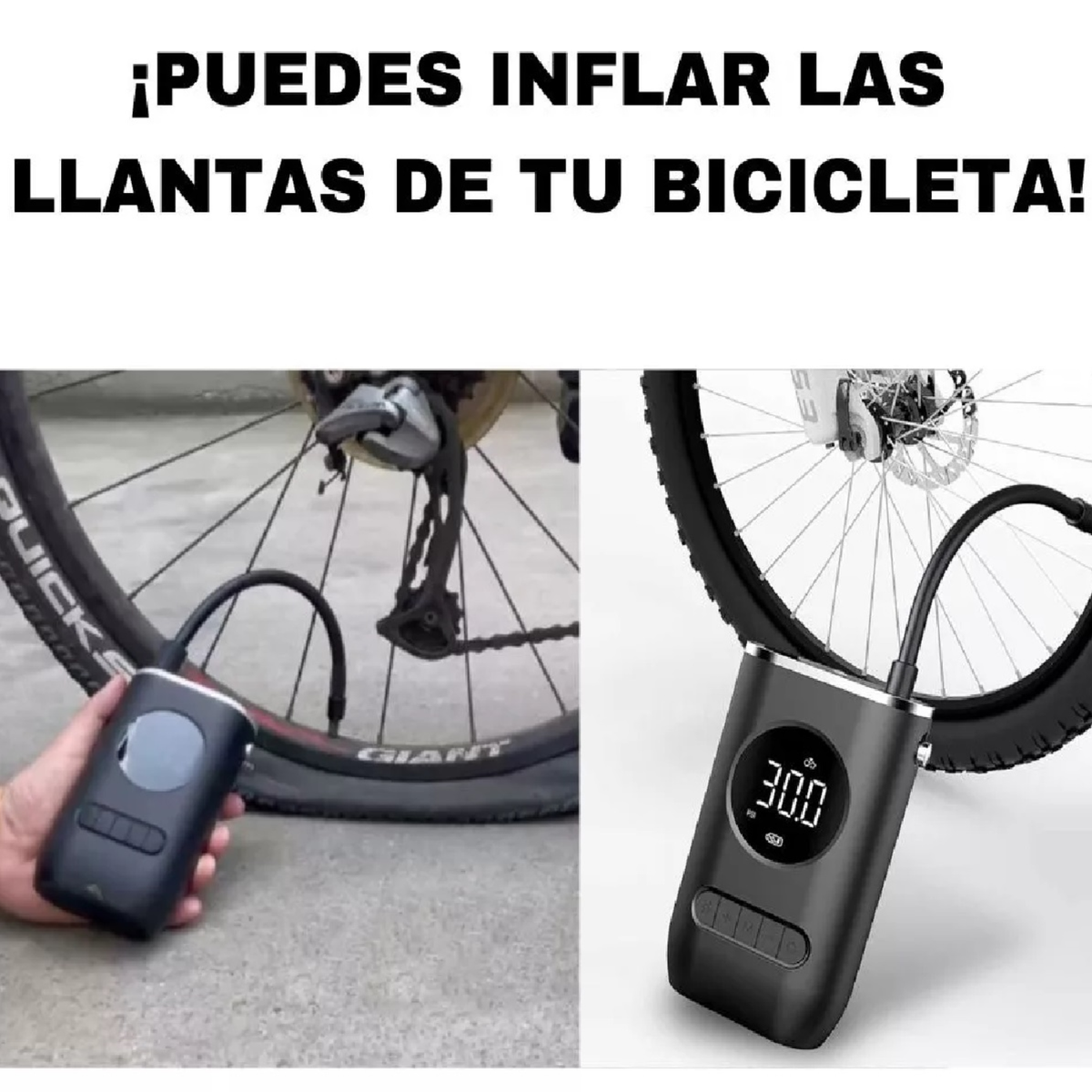 Inflador De Llantas Portable Compresor