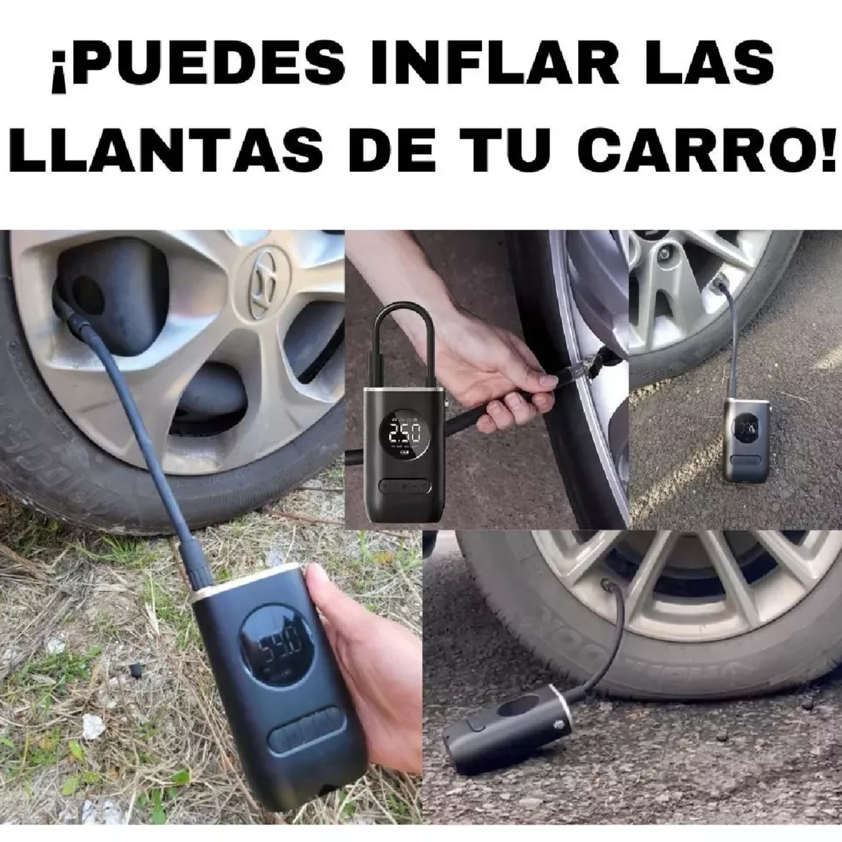 Inflador De Llantas Portable Compresor