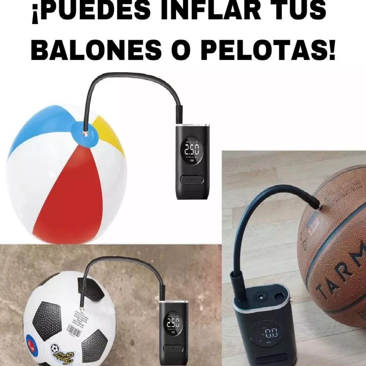 Inflador De Llantas Portable Compresor