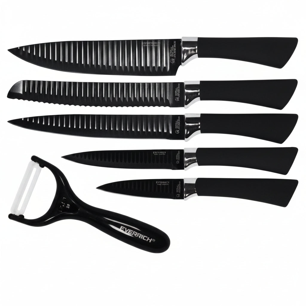 Juego Set De Cuchillos Lujo 6 Piezas