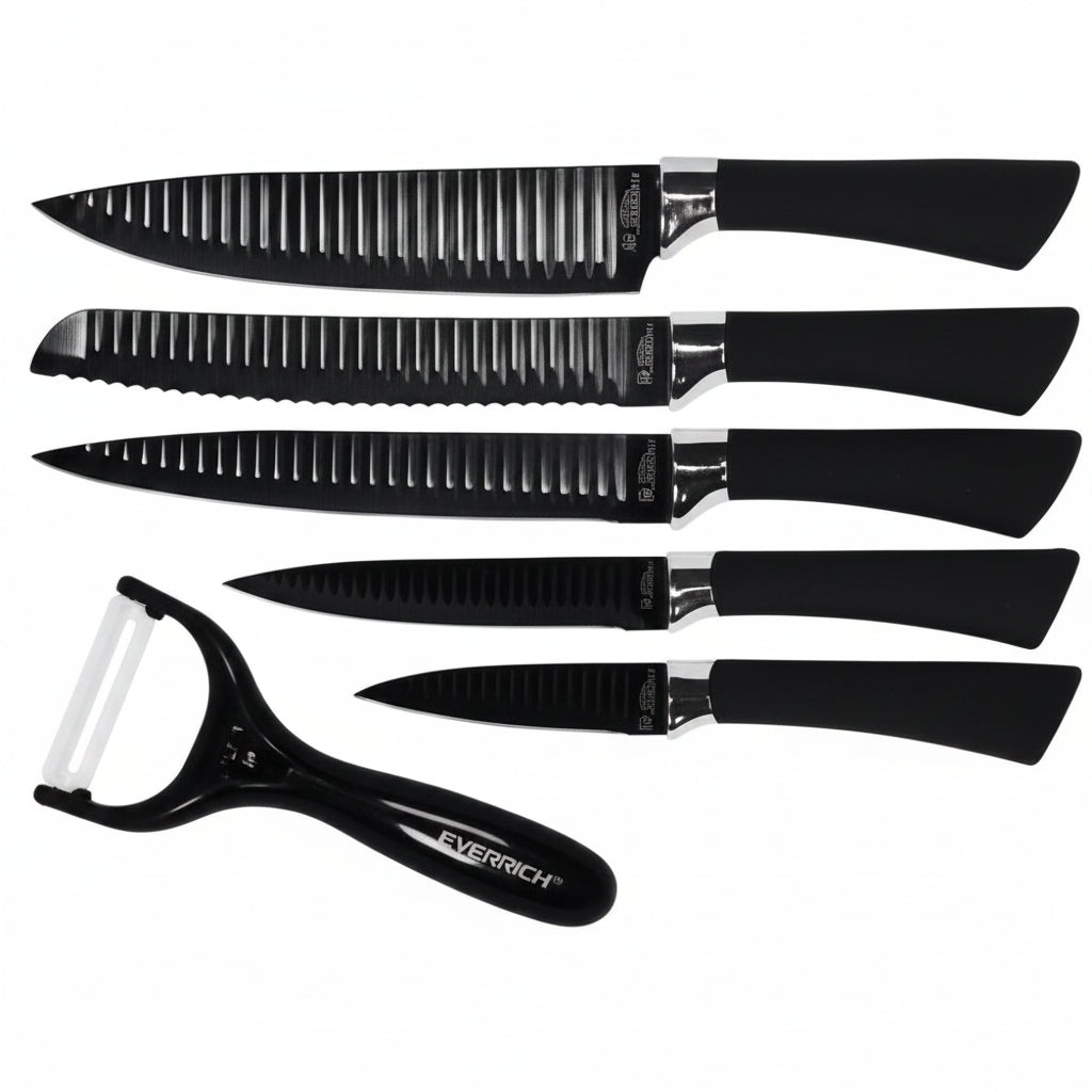 Juego Set De Cuchillos Lujo 6 Piezas