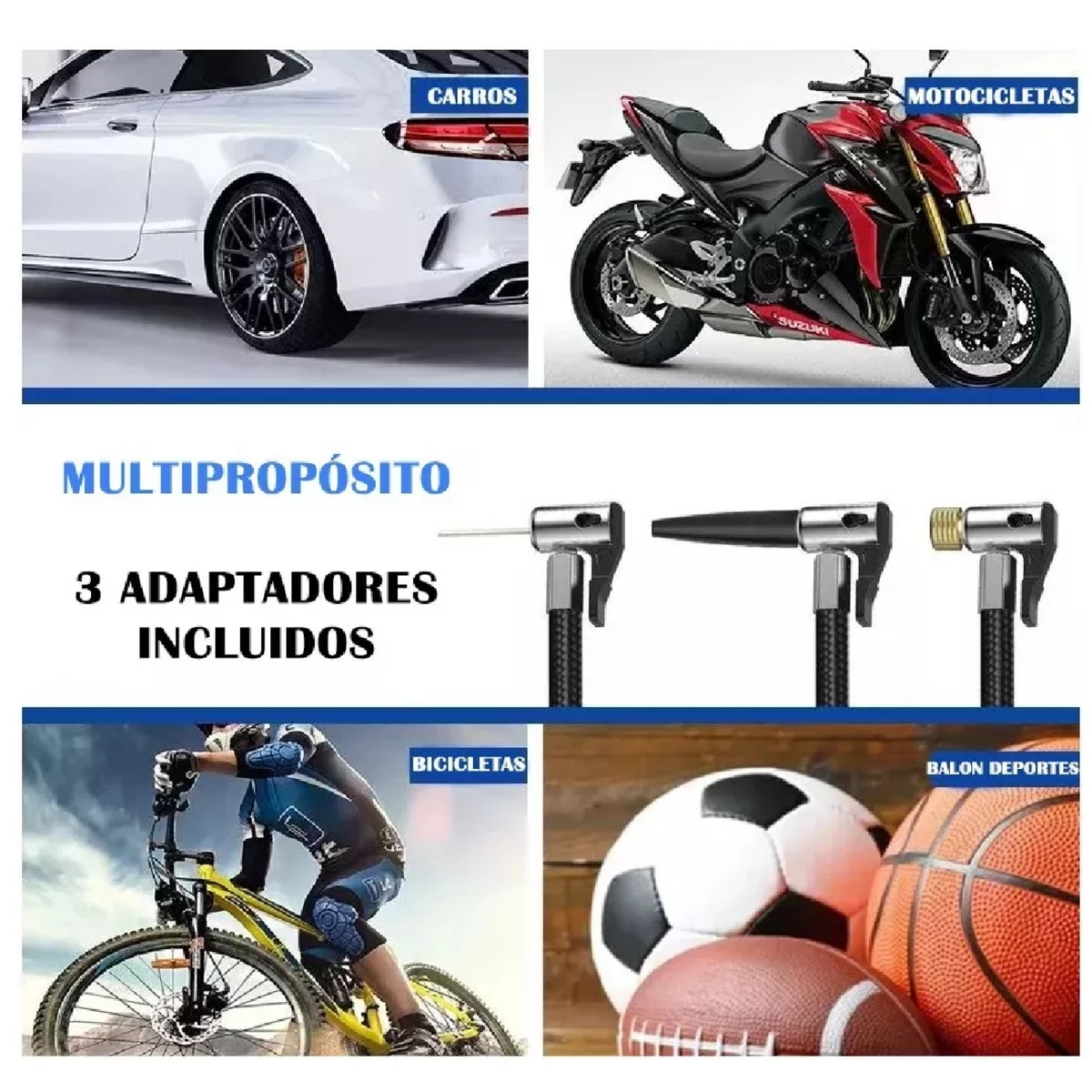 Inflador De Llantas Portable Compresor